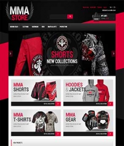 多谷外贸推广客户案例——红黑炫酷运动产品网站